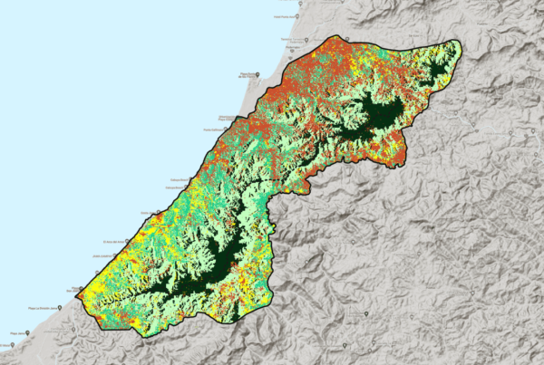 Land cover map of the Capuchin Corridor