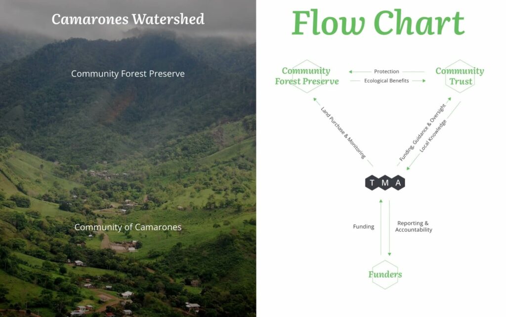 Camarones watershed & flow chart